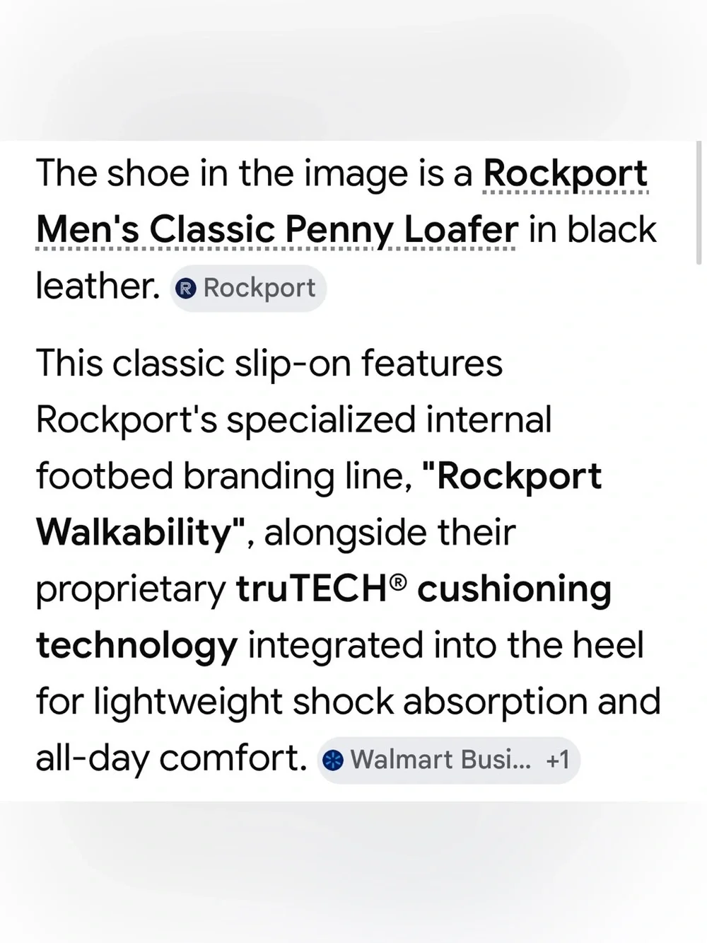 Rockport Walkability Classic Black Leather Penny Loafers - New - Size 10